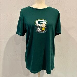 Green Bay Packers x Peanuts Collab Tee - Size Large